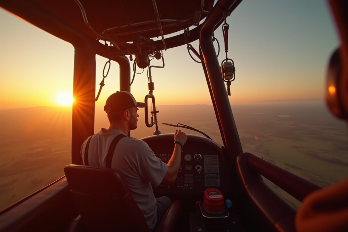montgolfière pilote