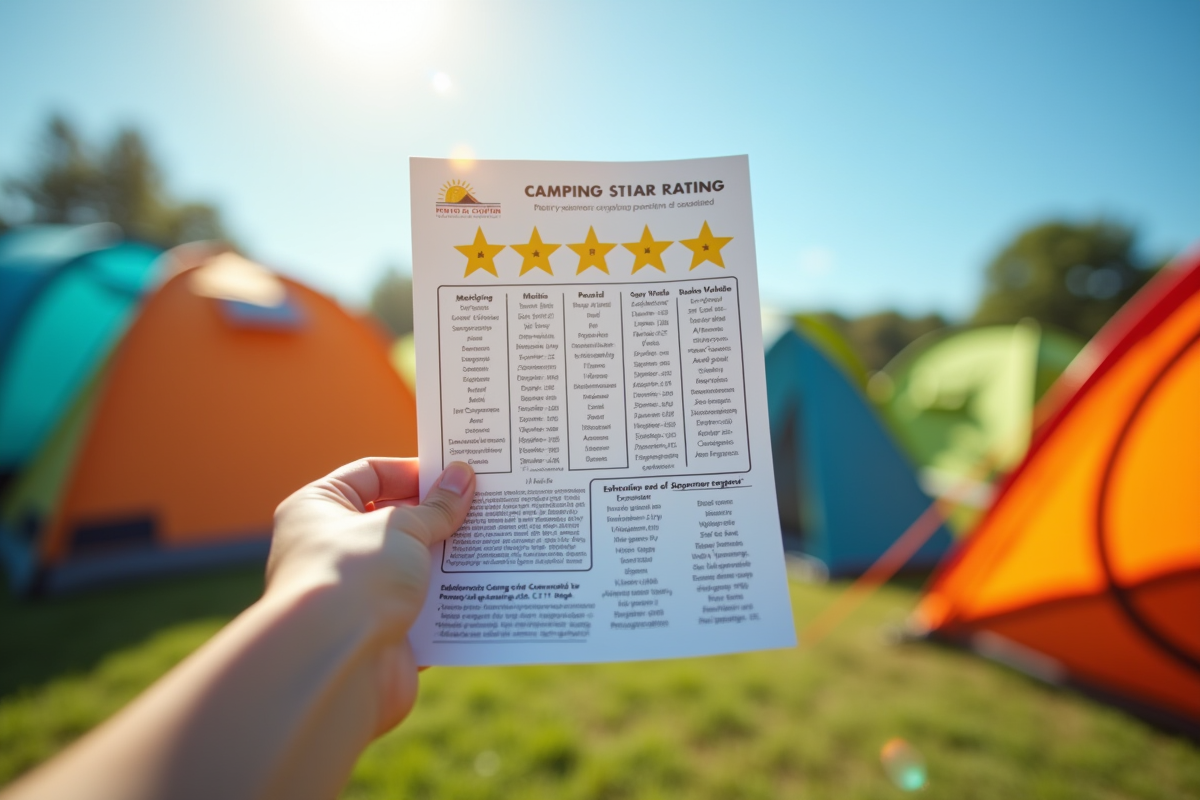 étoiles camping